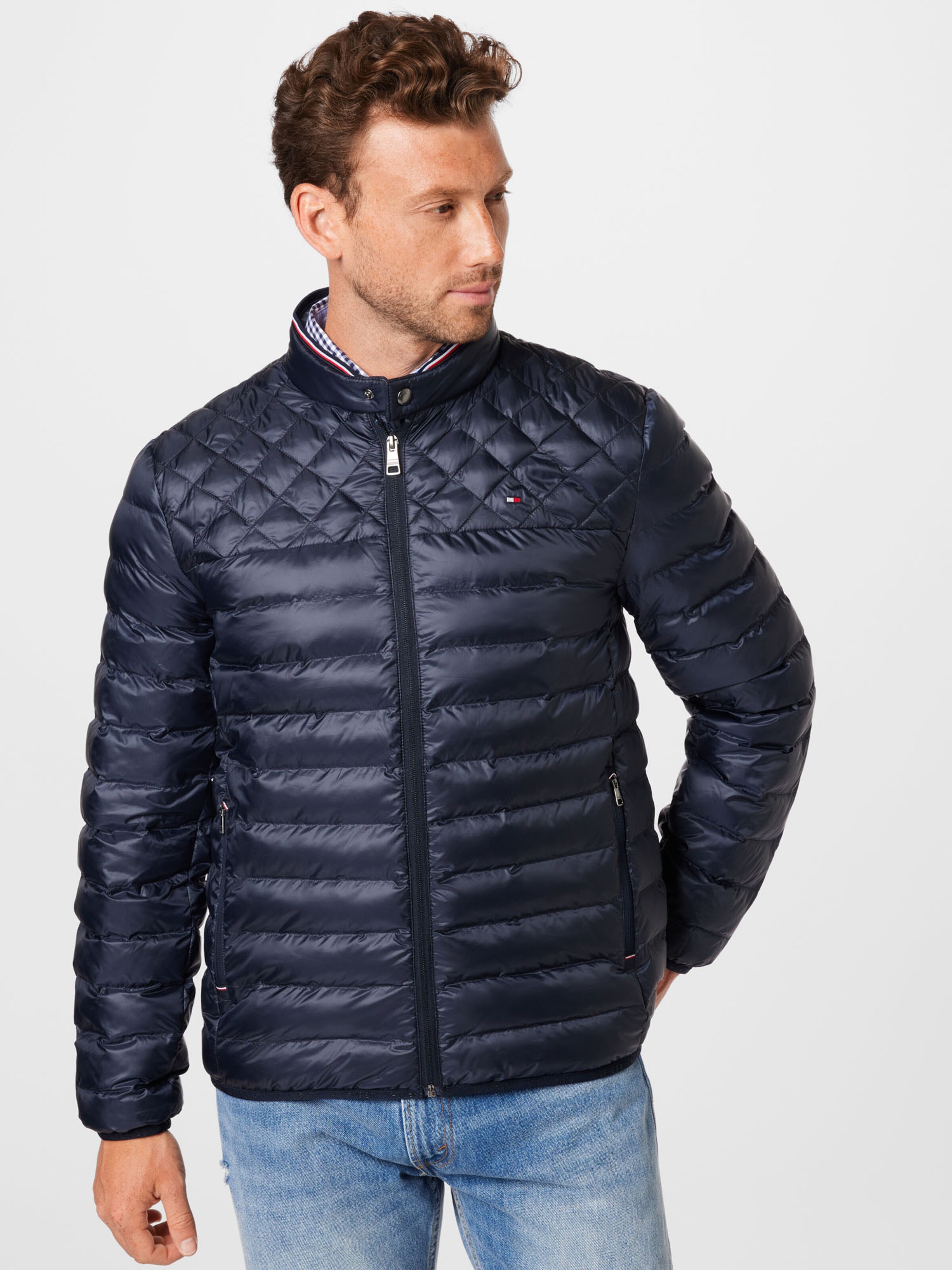 Männer Große Größen TOMMY HILFIGER Jacke in Navy - BA13799 Männer Große Größen TOMMY HILFIGER Jacke in Navy - BA13799