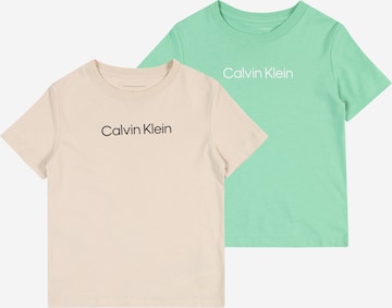 Calvin Klein Jeans - Camisola 'INSTITUTIONAL' em bege: frente