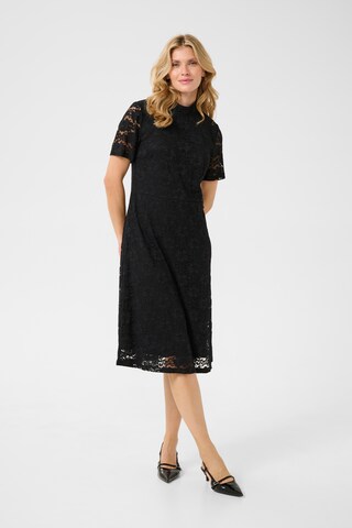 Robe oversize 'Lasi' Cream en noir : devant
