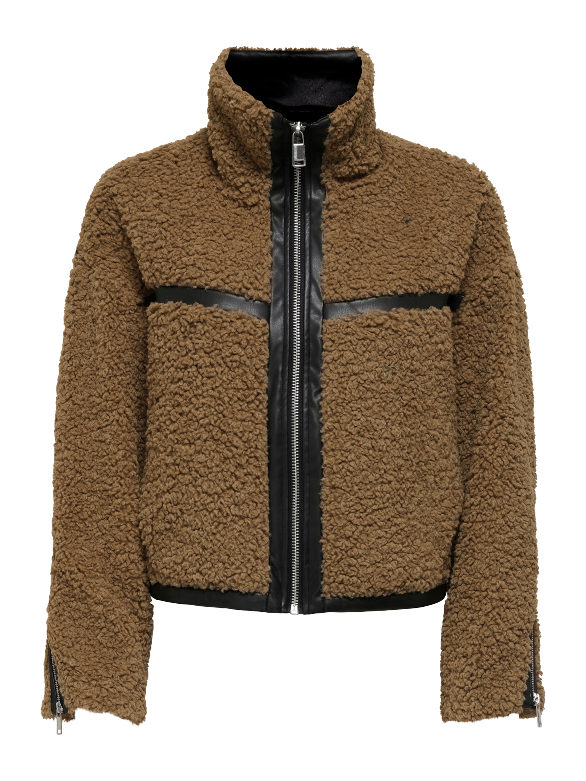 ONLY Přechodná bunda 'PATTI' – hnědá: přední strana