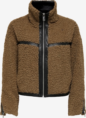 Veste mi-saison 'PATTI' ONLY en marron : devant