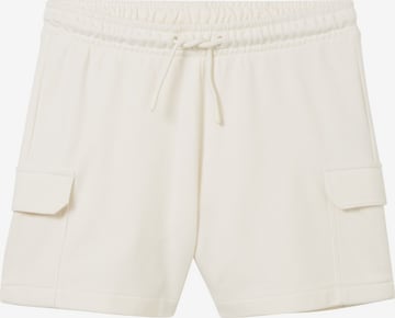 TOM TAILOR Regular Pants in White: front
