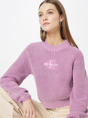 Calvin Klein Pullover in Lila