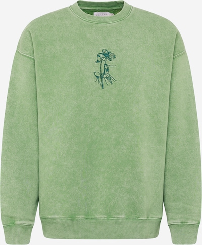 TOPMAN Sweatshirt em verde claro / verde escuro, Vista do produto