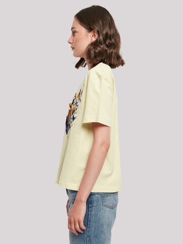 T-shirt 'Schmetterling' F4NT4STIC en jaune