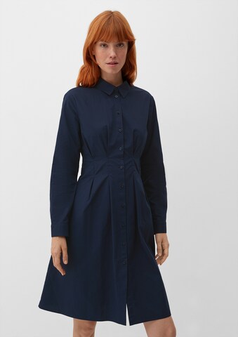 s.Oliver Shirt Dress in Blue: front