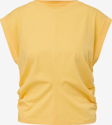 T-shirt QS en jaune : devant