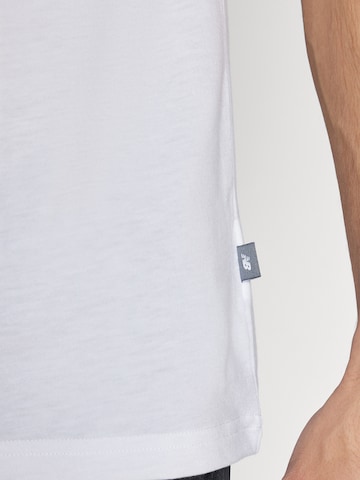 T-Shirt fonctionnel 'Heathertech' new balance en blanc