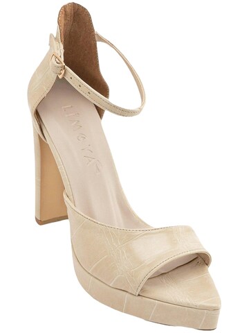 Limoya Slingpumps 'Saly' in Beige: voorkant