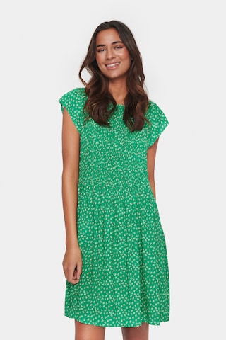 SAINT TROPEZ Dress 'Eisla' in Green: front