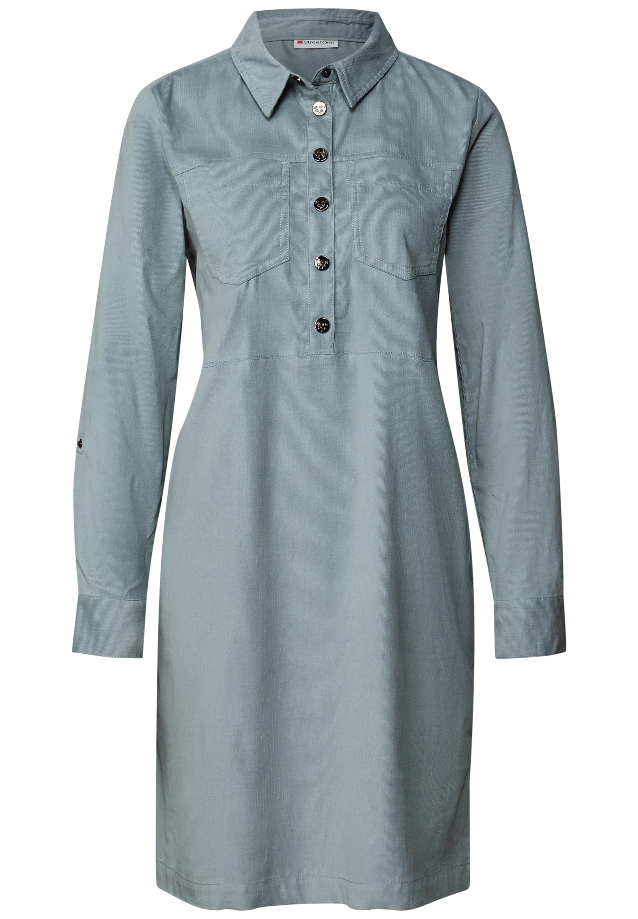 STREET ONE Cordkleid in Blau: Vorderseite