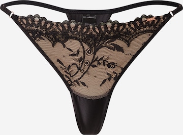 Tanga 'Helena' de la Hunkemöller pe negru: față