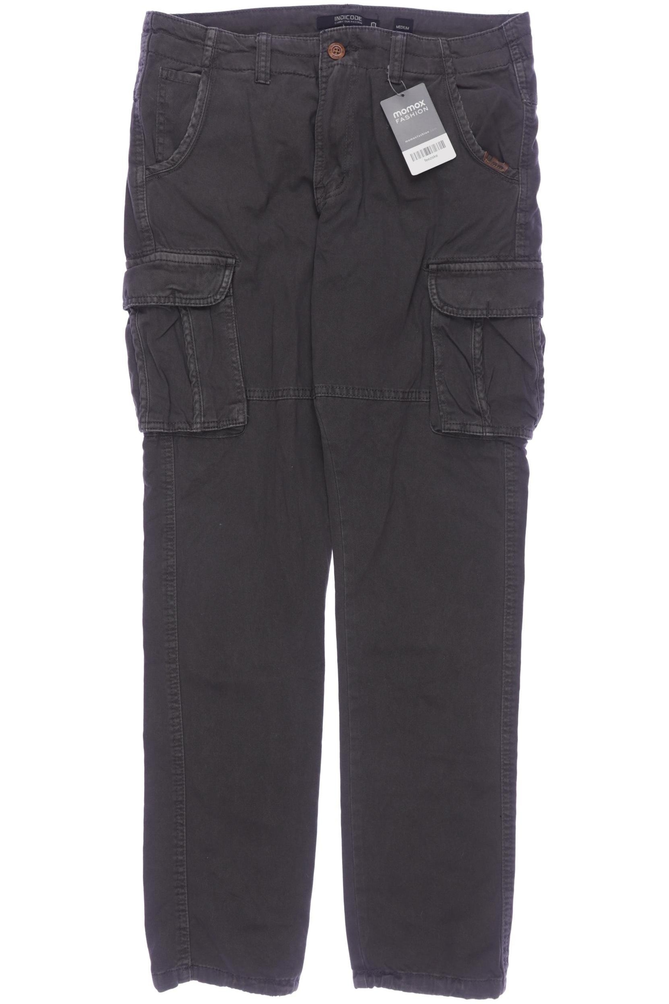 INDICODE JEANS Pants in 33 in Grey: front
