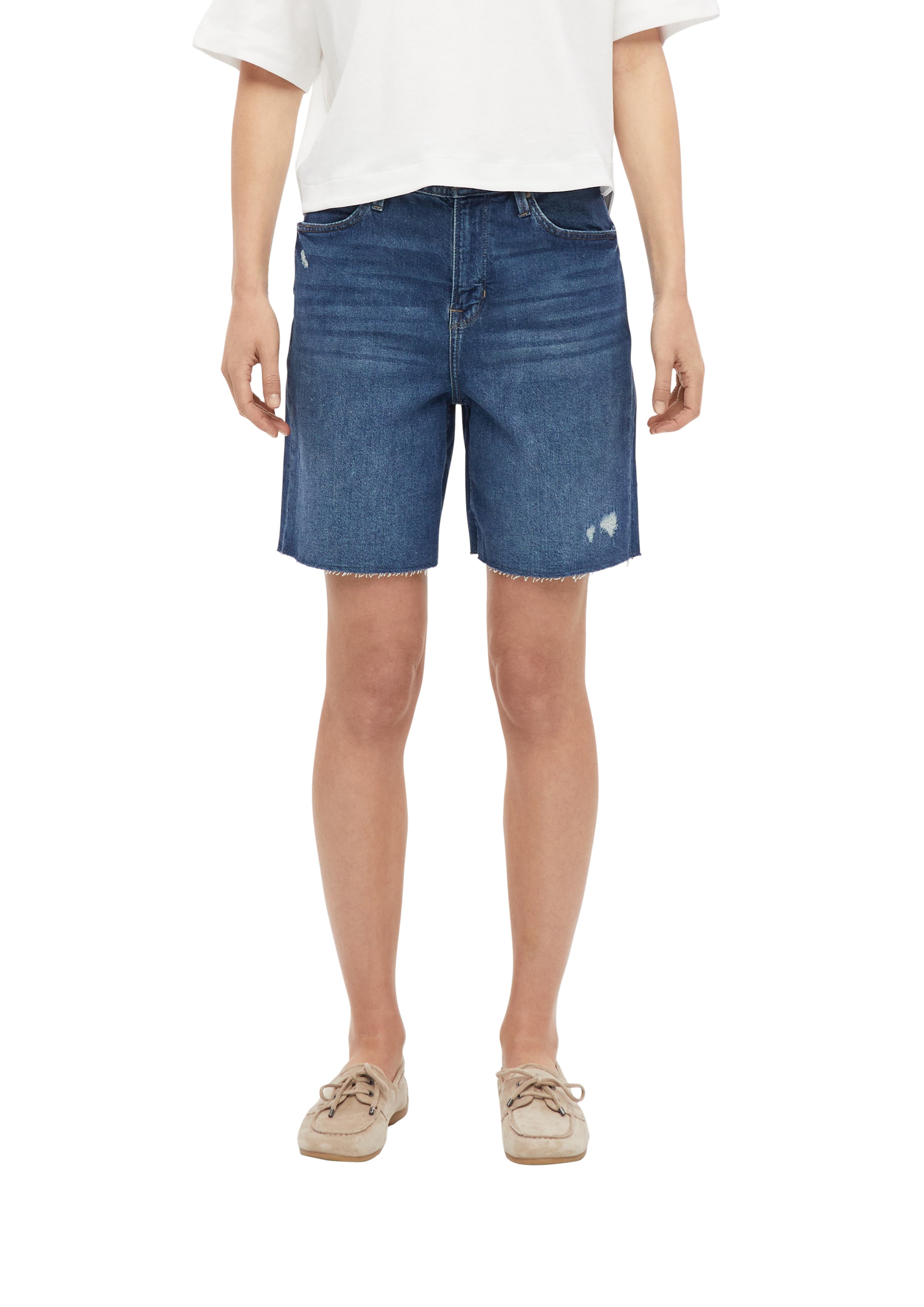 s.Oliver Wide leg Jeans ' SURI ' in Blauw