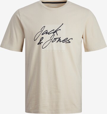 JACK & JONES - Camiseta 'ZURI' en beige: frente