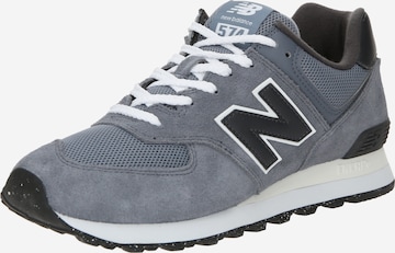 Sneaker bassa '574' di new balance in grigio: frontale