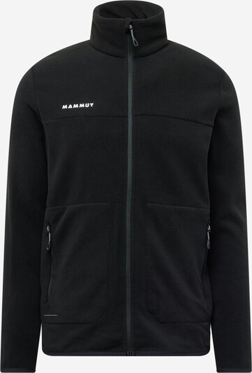 MAMMUT Athletic Fleece Jacket 'Trovat Tour' in Black / White, Item view