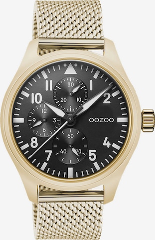 OOZOO Analog Watch in Gold: front