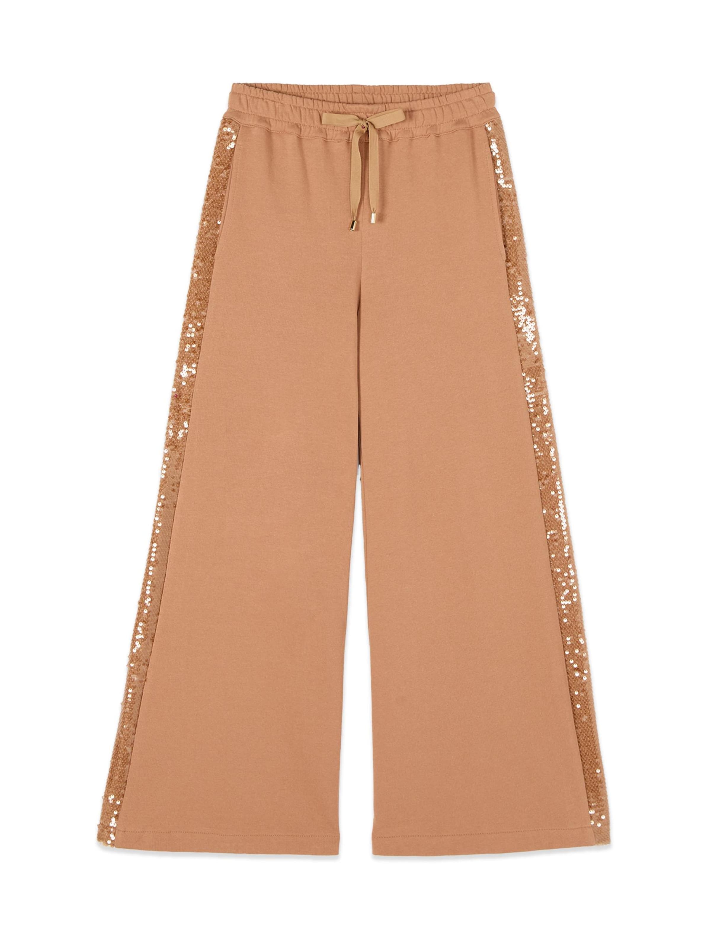 Pantalon oltre en marron : devant