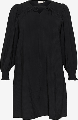 Robe 'KC Linna' KAFFE CURVE en noir : devant