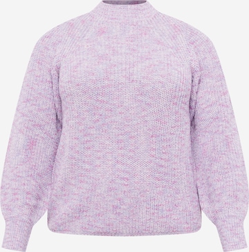 Vero Moda Curve Пуловер в лилав: отпред