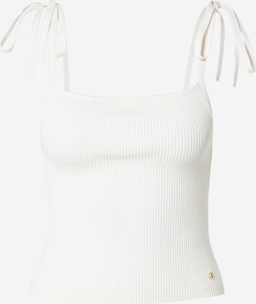 GUESS Gebreide top 'SAGE' in Beige: voorkant