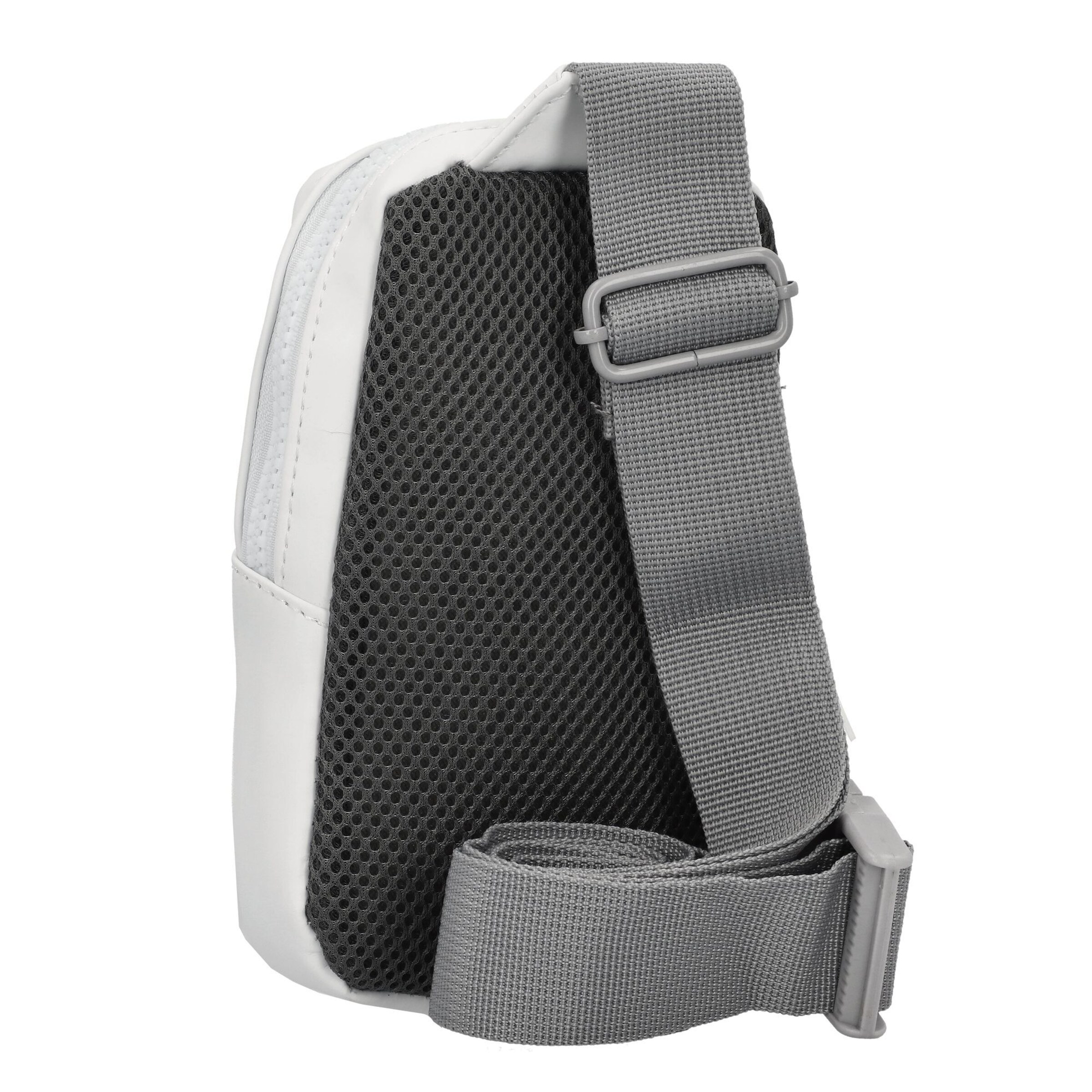 Borsa a tracolla di Polestream (STRZ) in bianco