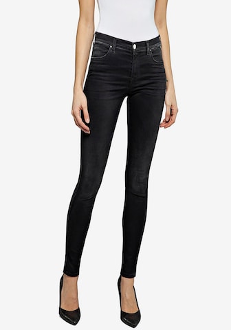 REPLAY Skinny Jeans in Black: front