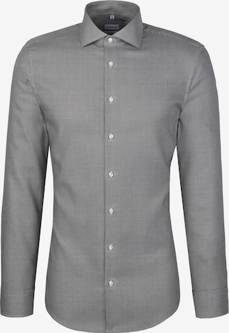 SEIDENSTICKER Business Shirt 'Smart Classic' in Grey: front