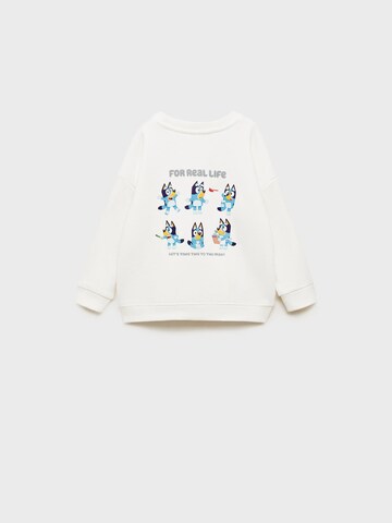 MANGO KIDS Sweatshirt 'BLUEY' in Weiß
