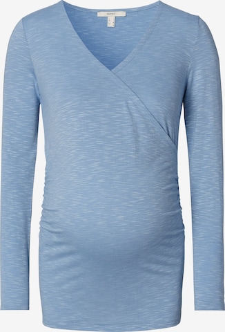 zils Esprit Maternity T-Krekls: no priekšpuses