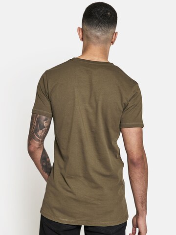 Squad the label Shirt 'Organic Logo' in Groen