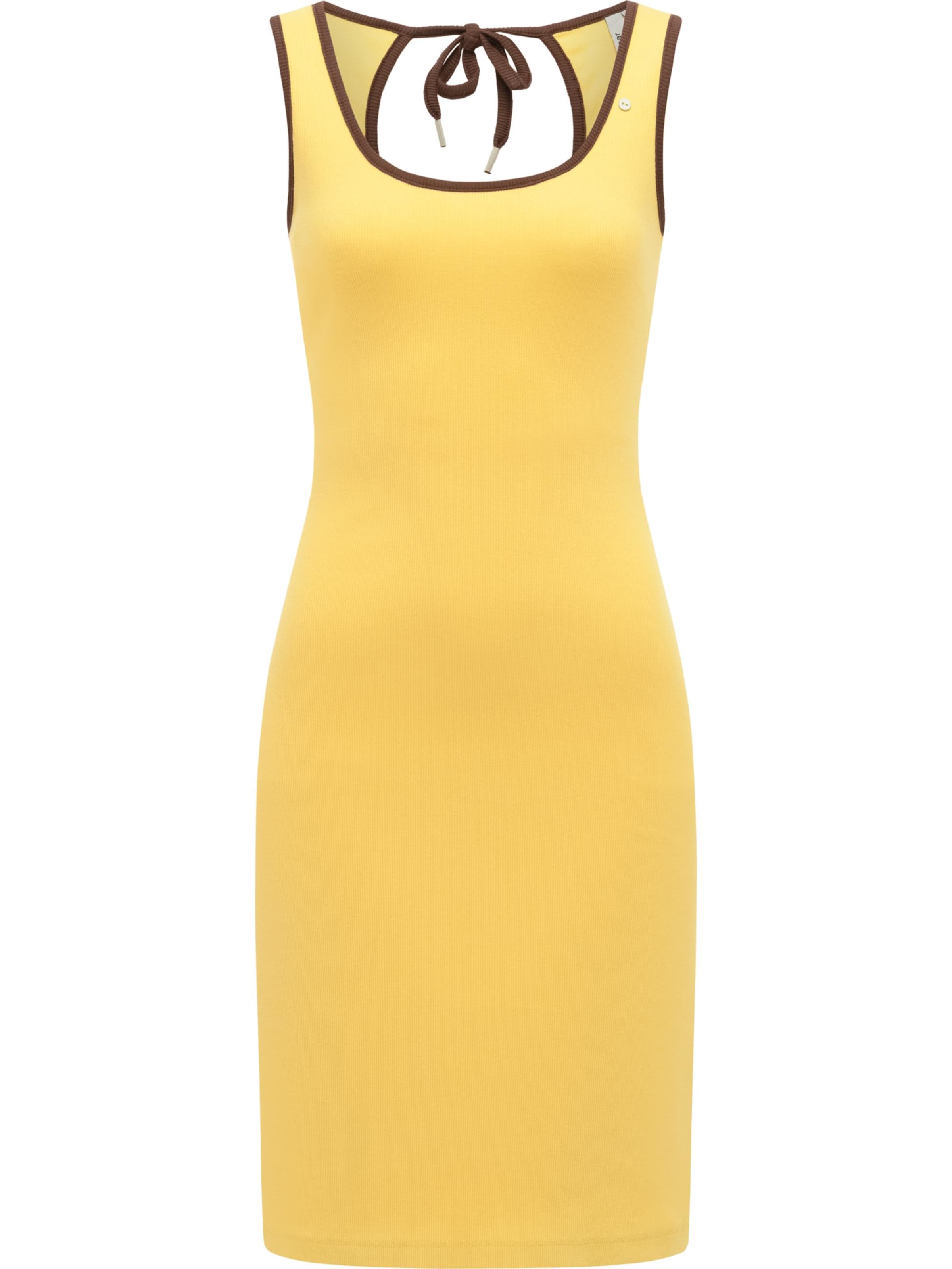 Ragwear Kleid 'Montyca' in Gelb: Vorderseite