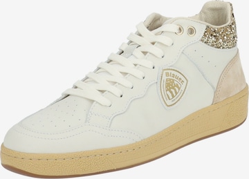 Blauer.USA Sneakers in White: front
