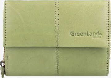 Greenland Nature Wallet 'Nature Soft' in Green: front