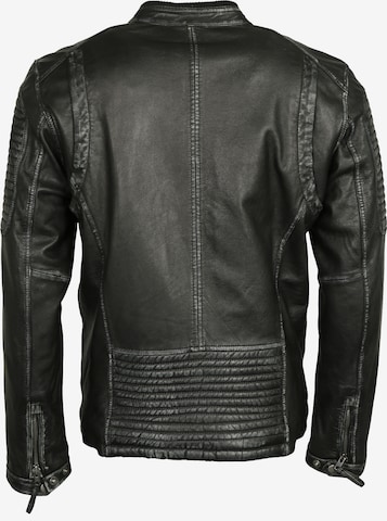 MUSTANG Lederjacke in Schwarz