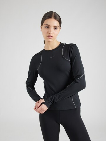 NIKE Функциональная футболка 'Running Division' в Черный: спереди