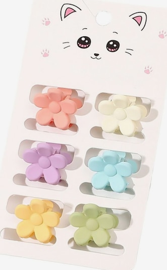 soho Hair accesoires Nakit za kosu 'Lala Mini Hair Clips - Pastel Flowers' veličine 2.5 cm x 2.5 cm u miks boja, Pregled proizvoda