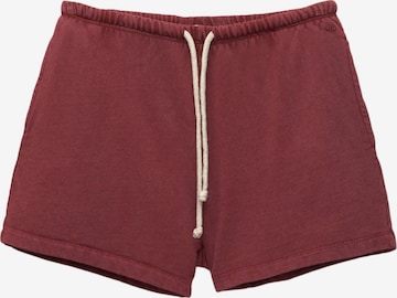 Pull&Bear Shorts 'PACIFIC' in Rot: Vorderseite