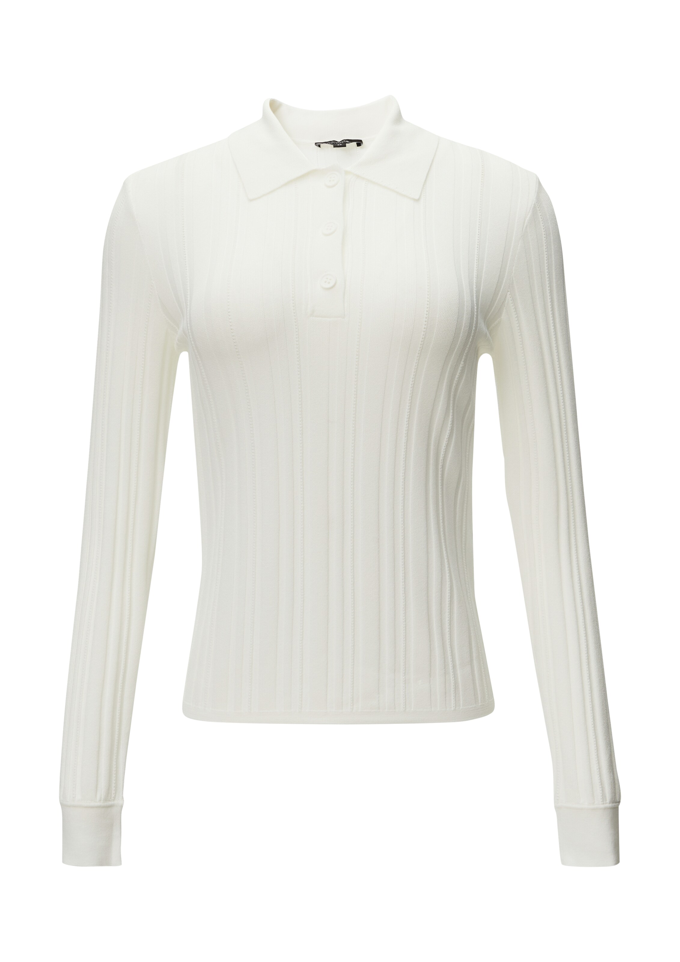 COMMA Trui in Wit: voorkant