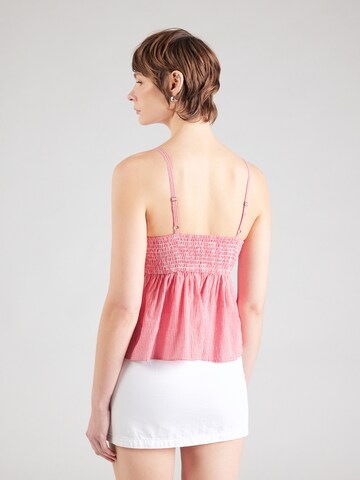 Top di HOLLISTER in rosso
