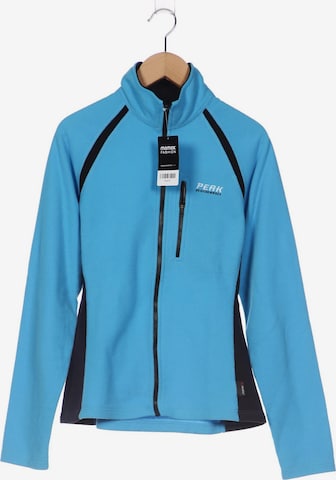 PEAK PERFORMANCE Sweatshirt & Zip-Up Hoodie in M in Blue: front