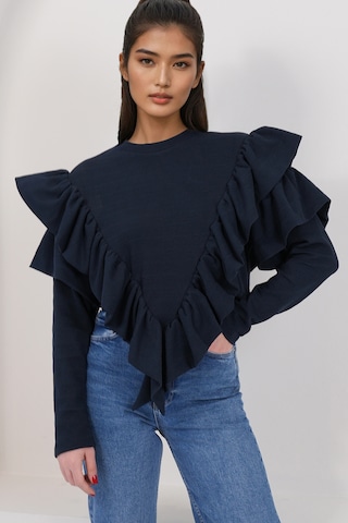 Trend Alaçatı Stili Pulover | modra barva: sprednja stran