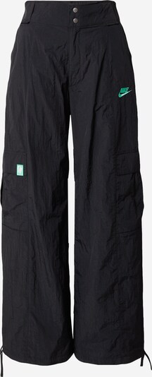 Nike Sportswear Kargo hlače | žad / črna / bela barva, Prikaz izdelka
