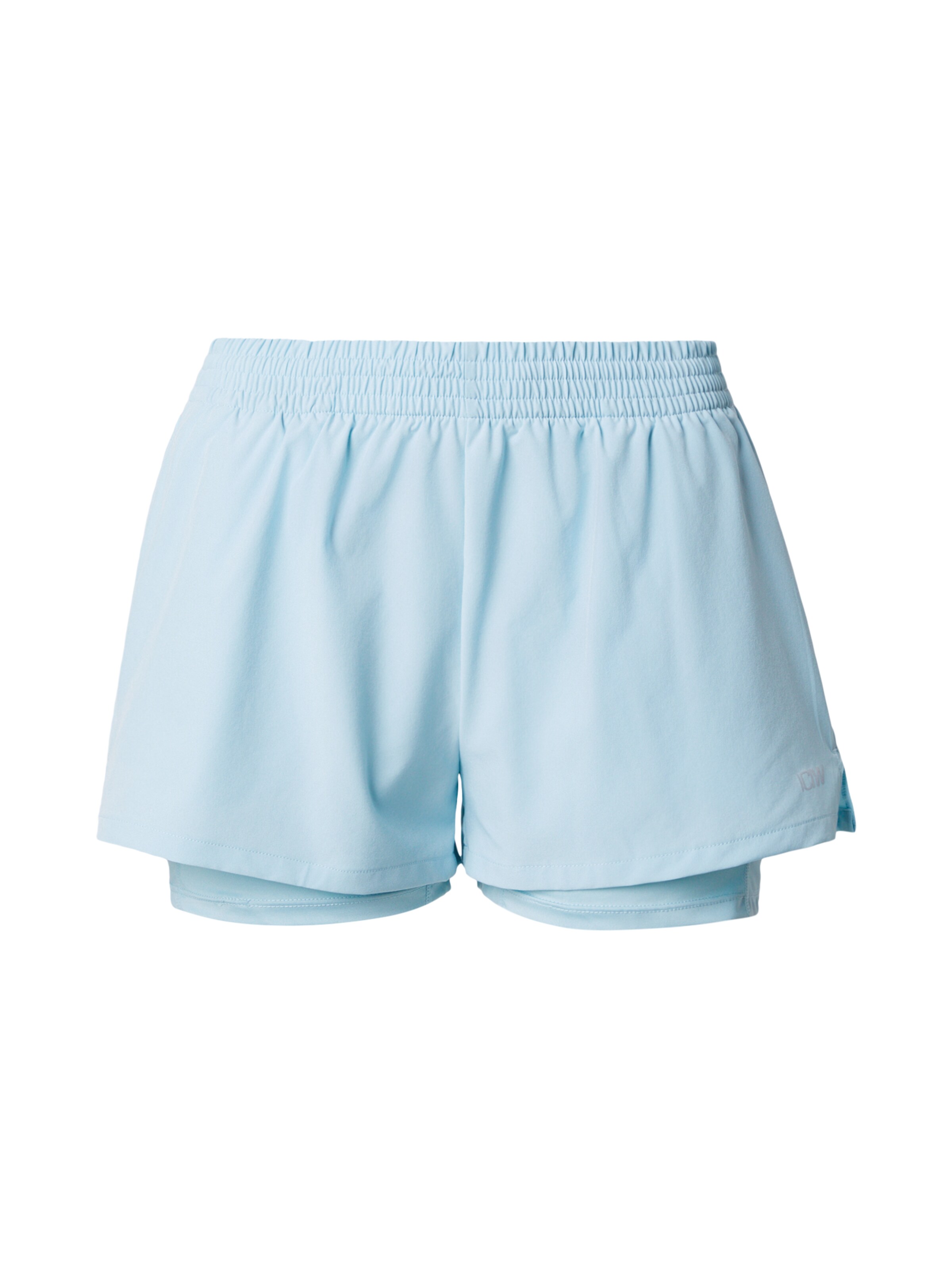 ICANIWILL Regular Workout Pants 'Mirage Cardio' in Blue: front
