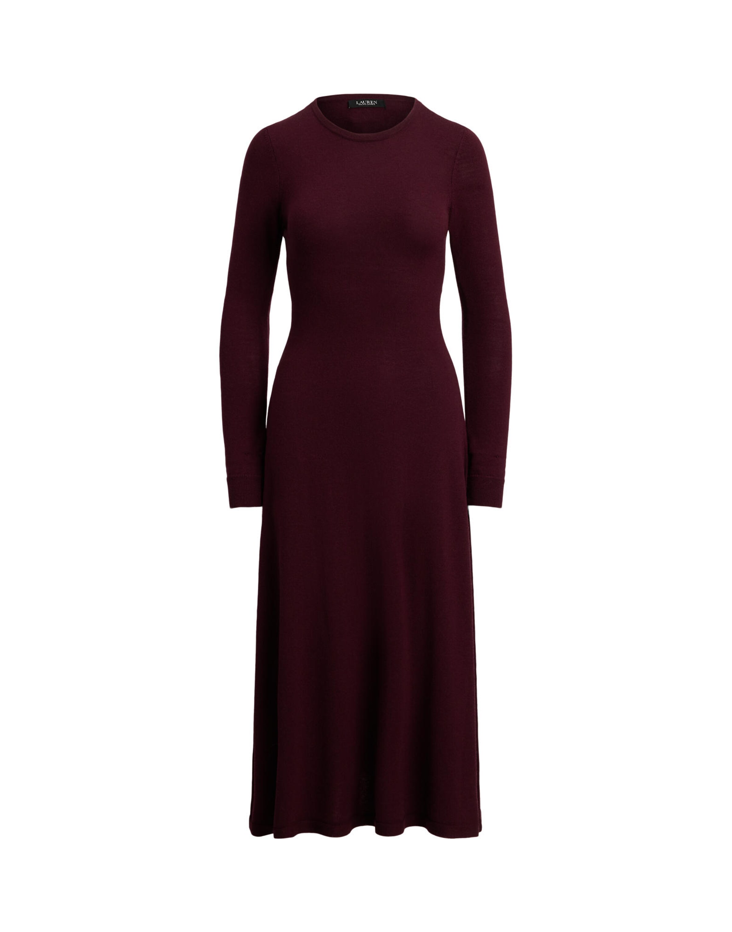 Lauren Ralph Lauren Robes en maille en XS en lie de vin, Vue avec produit