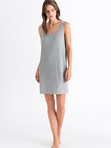 Hanro Nightgown ' Natural Elegance  ' in Grey: front