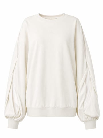 Chemisier 'ELEVATE_ Mei' I want the moon en beige : devant