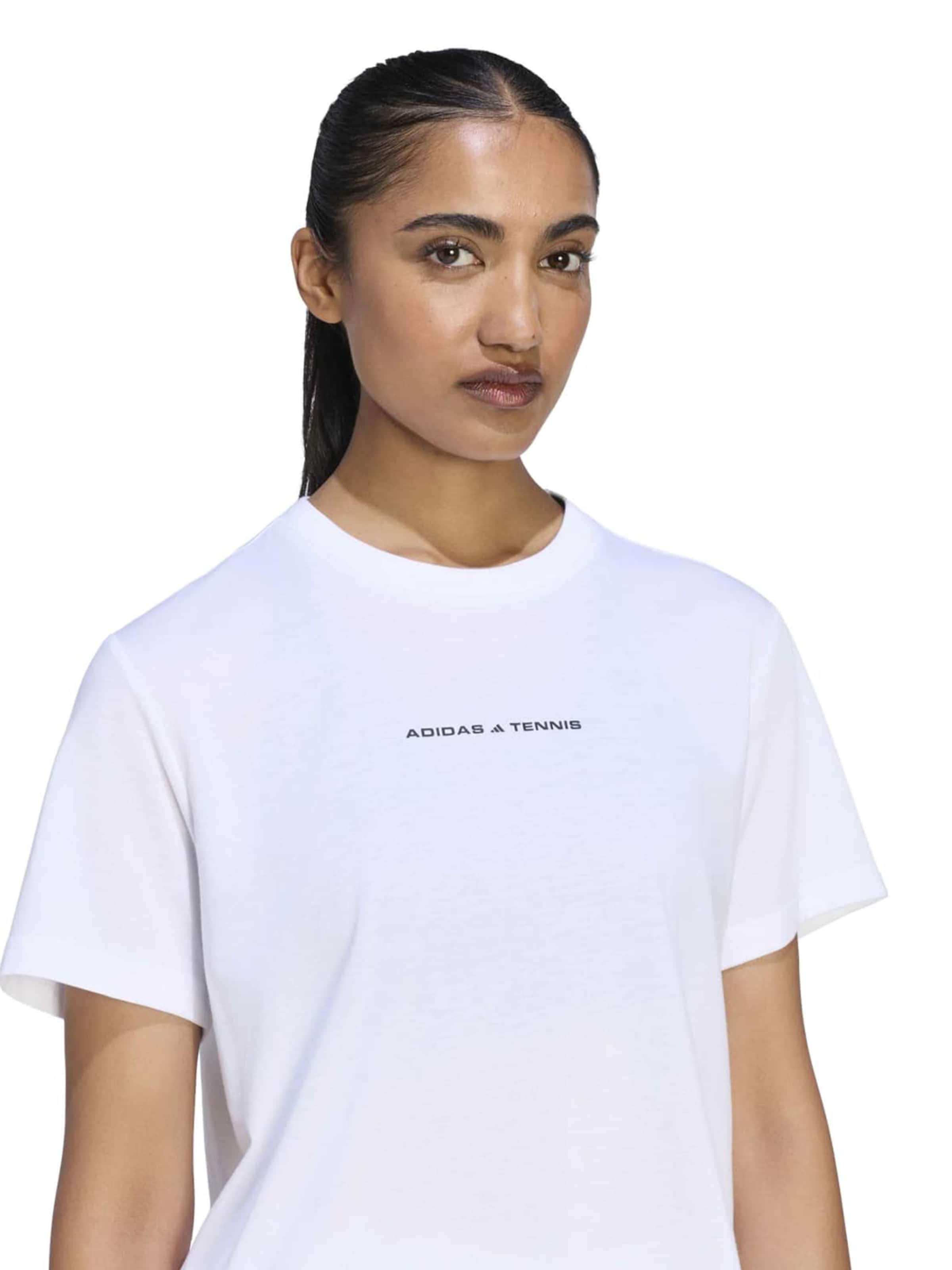 ADIDAS PERFORMANCE - Camiseta funcional 'TNS CLTR' en blanco