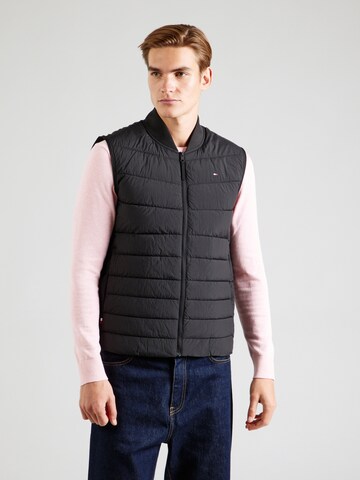 TOMMY HILFIGER - Chaleco en negro: frente